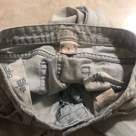 Decree Distressed Skinny Jeans size 3 light Blue - Picture 16 of 16